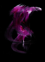 pink silver abstract