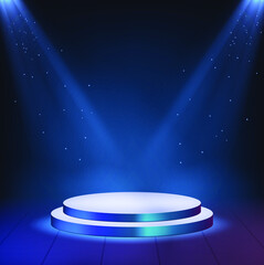 High Quality Realistic Sportlight for your Design . Isolated Vector Elements