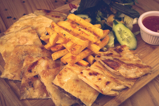 Turkish snack and Breakfast meal.