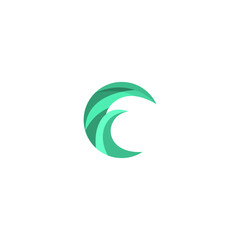 FC Wave Logo Simple Design
