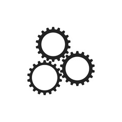 Vector gear relationship for business concepts. Can be used for info-graphic, advertising printing, website, modern template, education template stock vector illustration