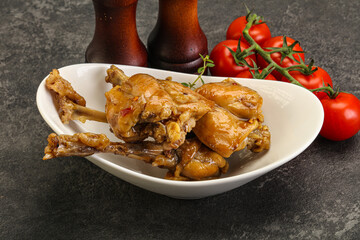 Rabbit stew in spicy sauce