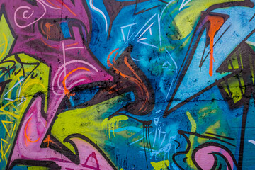 Obraz na płótnie Canvas graffiti on the wall
