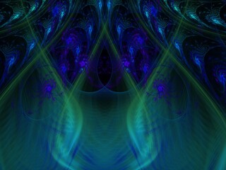 Imaginatory fractal background Image