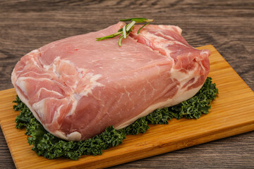 Pork meat piece for cooking