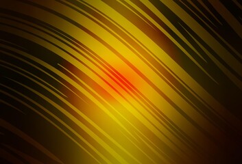 Dark Red, Yellow vector colorful blur background.