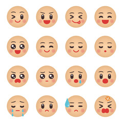 顔　アイコン　ぴえん　怒る