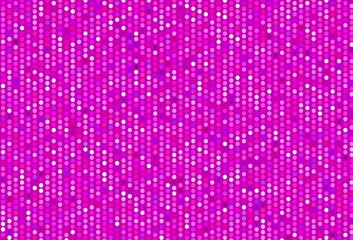 Light Pink vector texture with disks.