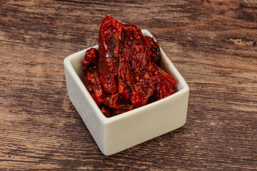 Dried tomato with olive oil