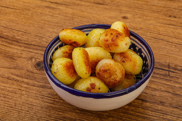 Roasted baby potato in the bowl