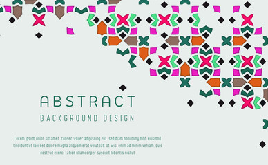 Islamic festival decorative background design