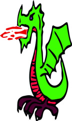 fire-breathing dragon