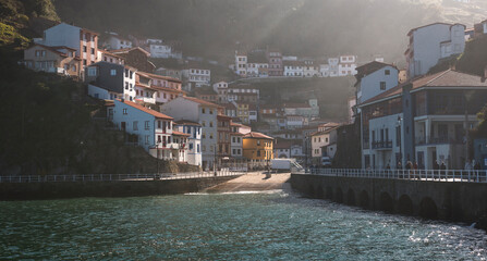 Cudillero coastal village in Asturias, North Spain