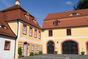 Vorhof von Schloss Weesenstein