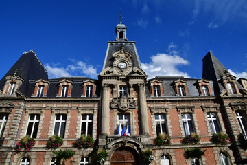 Fontainebleau, France - august 21 2020 :  town hall
