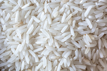macro photography of bazmati rice grains.