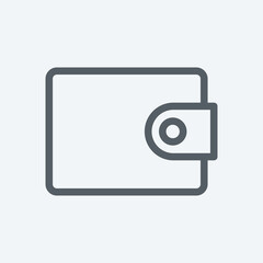Wallet icon isolated on background. Payment symbol modern, simple, vector, icon for website design, mobile app, ui. Vector Illustration