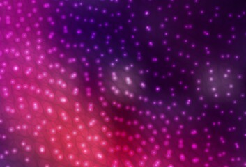 Dark Pink vector pattern with spheres.