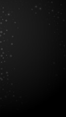 Magic stars random Christmas background. Subtle fl