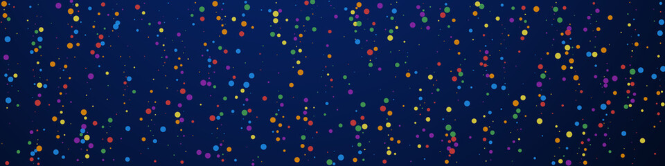 Festive powerful confetti. Celebration stars. Colo