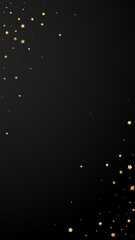 Gold stars random luxury sparkling confetti. Scatt © Begin Again