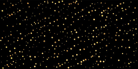 Sparse gold confetti luxury sparkling confetti. Sc