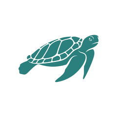 Turtle design vector illustration, Creative Turtle logo design concepts template, icon symbol