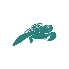 Turtle design vector illustration, Creative Turtle logo design concepts template, icon symbol