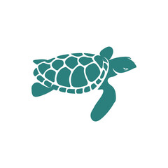 Turtle design vector illustration, Creative Turtle logo design concepts template, icon symbol