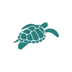 Turtle design vector illustration, Creative Turtle logo design concepts template, icon symbol