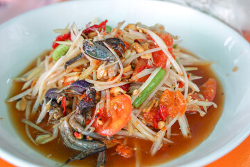 Papaya Salad with Crab and Fermented Fish
