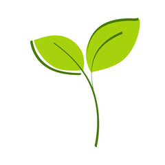 Leaf icon isolated on white background. Leaf icon for web site, logo, poster, placard and wallpaper. Creative art concept. Leaf vector illustration