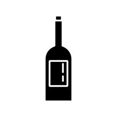 wine bottle drink silhouette style icon
