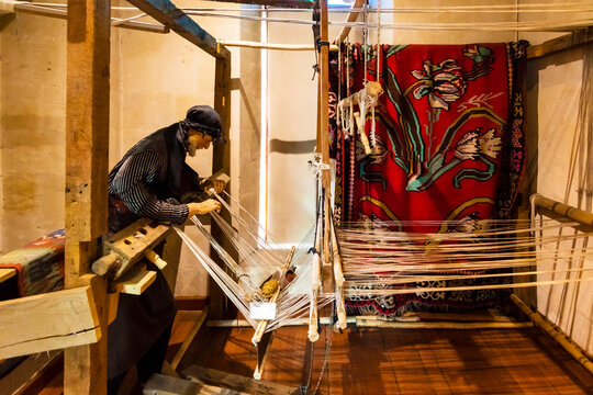 Gaziantep, Turkey - November 15, 2018 : Gaziantep City Museum interior view in Gaziantep City of Turkey.
