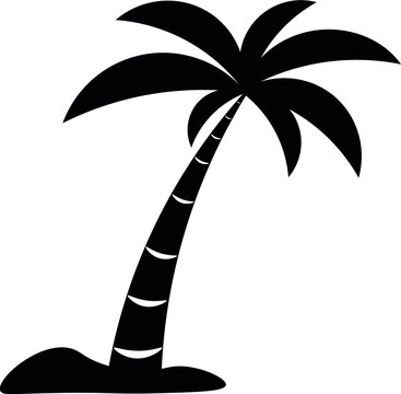recommend clip art: Silueta de palmera