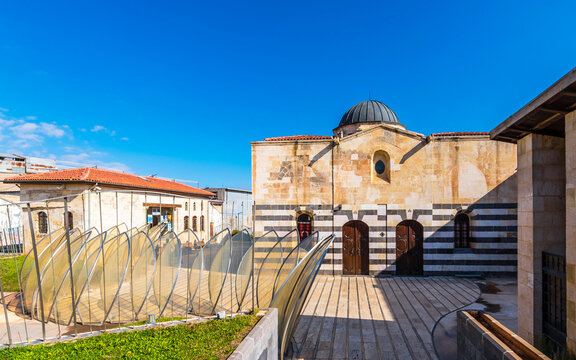 Omer Ersoy Culture Center or Aziz Pedros Church in Gaziantep City of Turkey