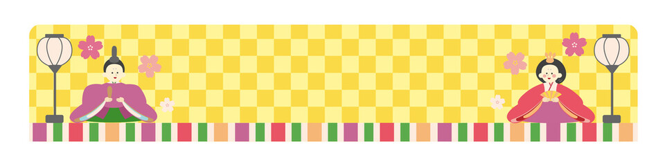 ひなまつり　テキストフレーム