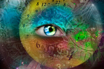 The eye of the universe cosmos and numerology
