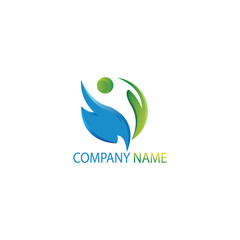 creative circle logo illustration colorful gradation sports symbol vector design