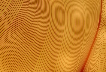 Light Orange vector texture with bent lines.