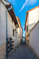 Fototapeta na wymiar Historical street view in Gaziantep City of Turkey