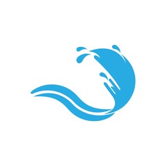 Water wave Logo design