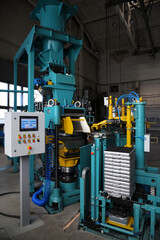  industrial foundry equipment with manipulator for molds