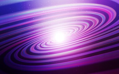 Light Purple, Pink vector pattern with night sky stars. Blurred decorative design in simple style with galaxy stars. Pattern for futuristic ad, booklets.