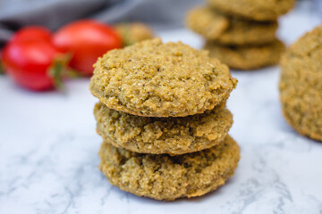 Healthy Homemade Baked Falafel