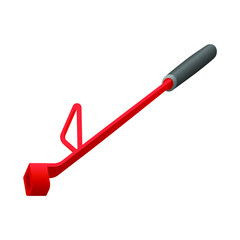 Colorful wall chaser vector icon for web design. Isolated on white background. Construction tool. Cartoon style. Vector illustration. 3D. Flat style.