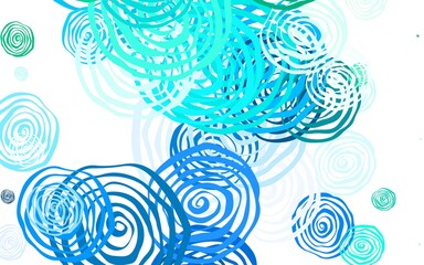 Light Green vector elegant background with roses.