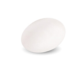 Duck egg isolated on white background