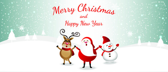 Happy New Year background template. Merry Christmas and Happy New Year holiday symbol template. Xmas card. Vector Illustration