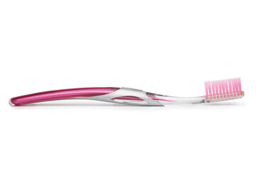 Pink tooth-brush
